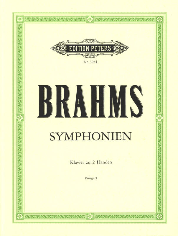 BRAHMS J. - SINFONIAS ARR. PIANO