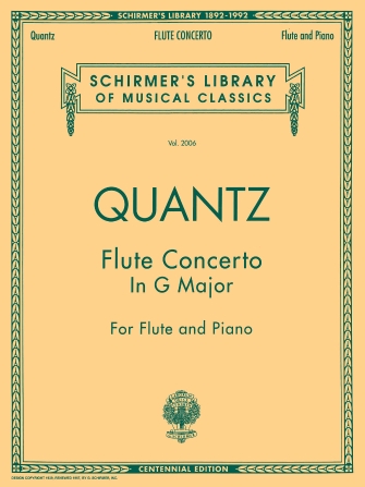 QUANTZ J.J. - CONCIERTO SOL M - QV 5 : 174