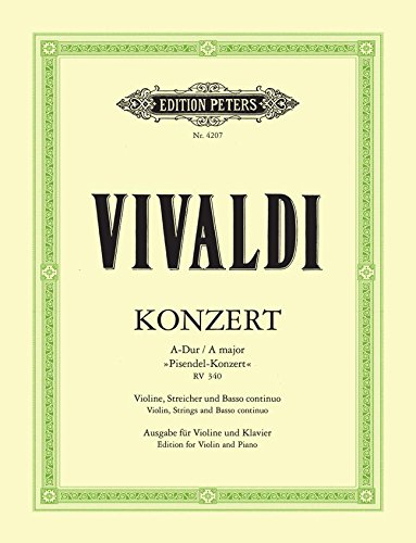 VIVALDI A. - CONCIERTO LA M RV 340 "PISENDEL" (V/P)