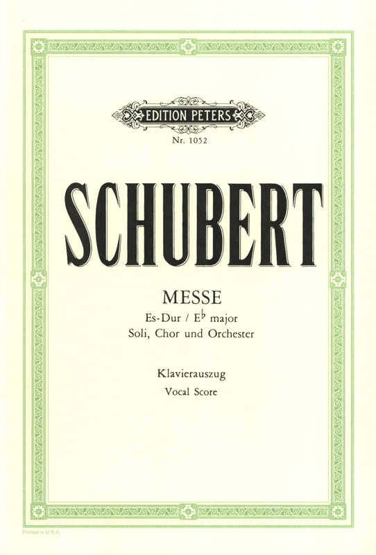 SCHUBERT F. - MISA Nº6 MIb M - D.950