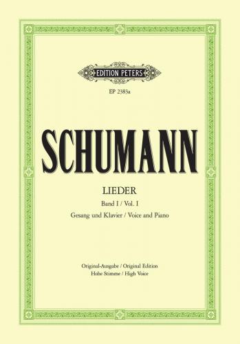 SCHUMANN R. - LIEDER V.1 URTEXT ( S/TEP )