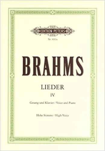 BRAHMS J. - LIEDER V.4 (48) S/TEP -