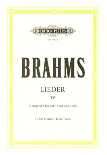 BRAHMS J. - LIEDER V.4 (48) MS/BAR -