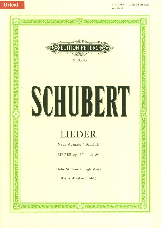 SCHUBERT F. - LIEDER V.3 URTEXT S/TEP -