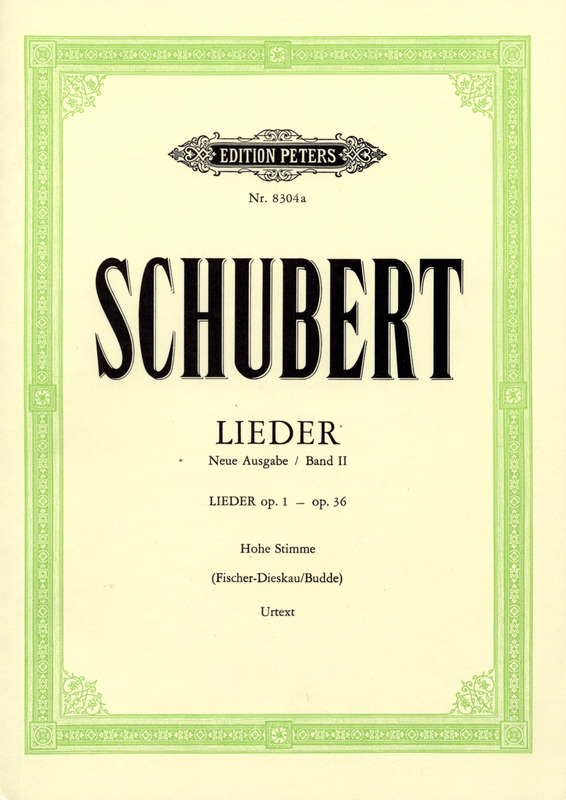 SCHUBERT F. - LIEDER V.2 URTEXT S/TEP -