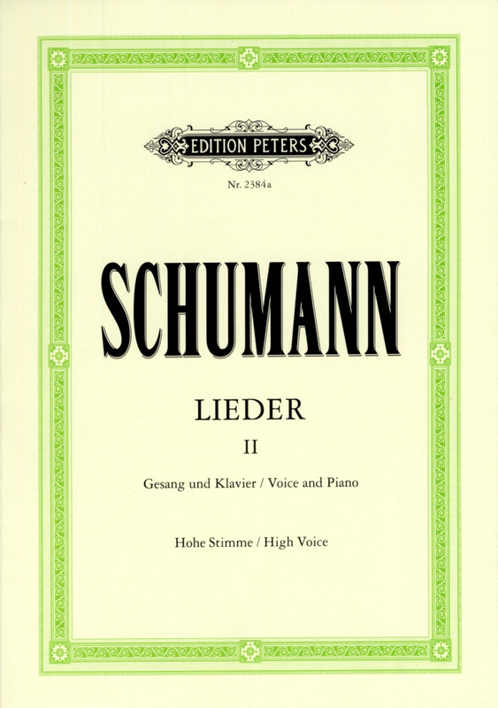 SCHUMANN R. - LIEDER V.2 (S/TEP -)