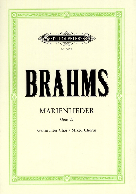 BRAHMS J. - MARIENLIEDER (7) - OP.22