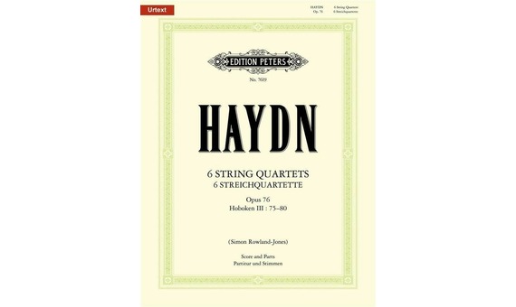 J.Haydn . -Six string quartets op.76 (full score & parts)