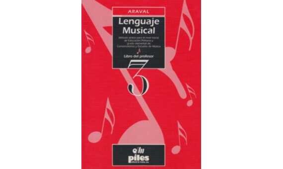 ARAVAL - LENGUAJE MUSICAL V.3 PROFESOR -