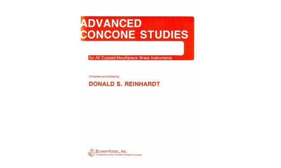 REINHARDT.- ADVANCED CONCONE STUDIES