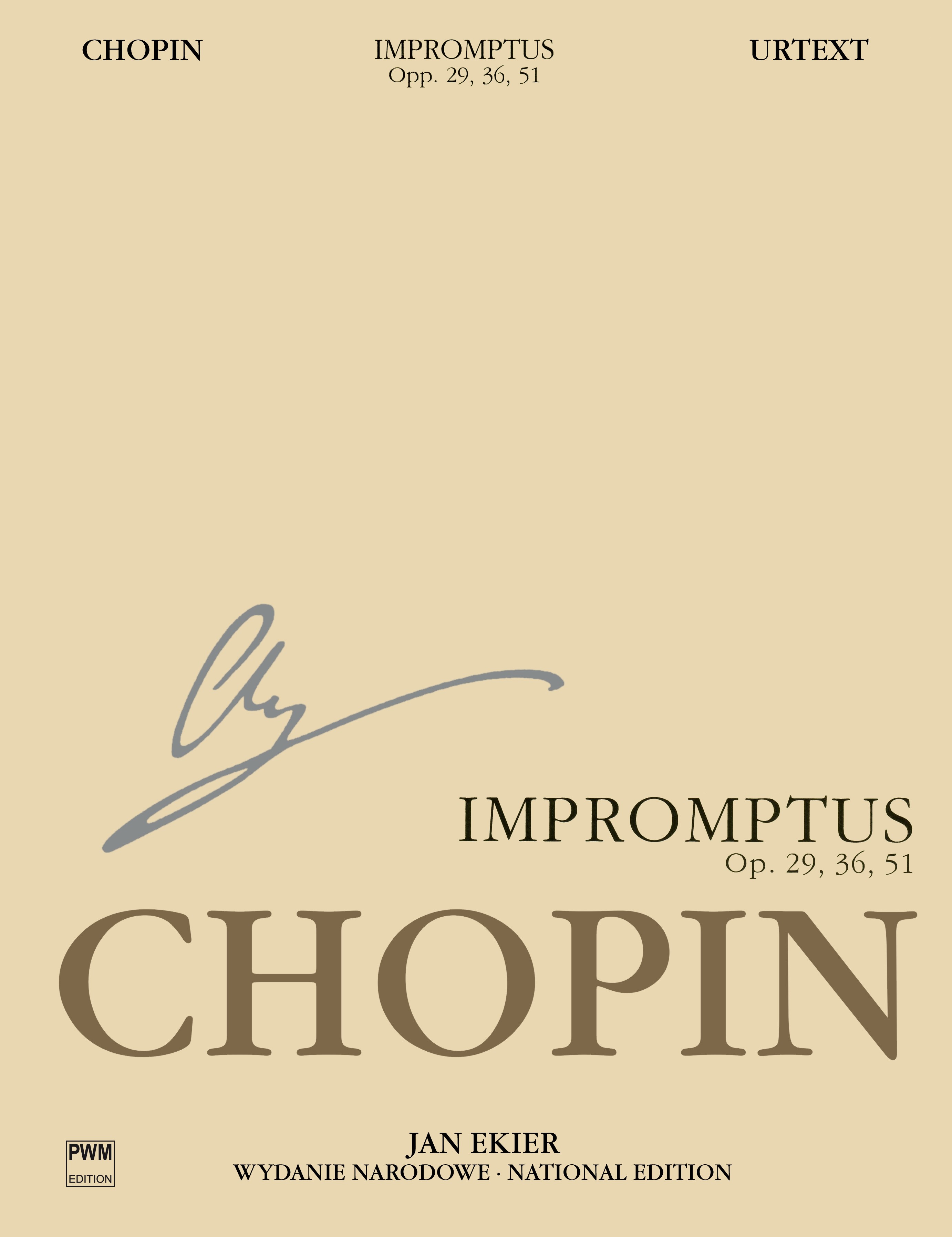 CHOPIN F. - IMPROMPTUS OP. 29/36/51 URTEXT (J. EKIER)