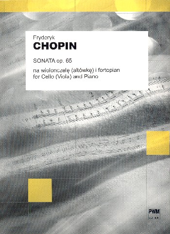 CHOPIN I. - SONATA SOL M OP.65 -VIOLONCHELO Y PIANO