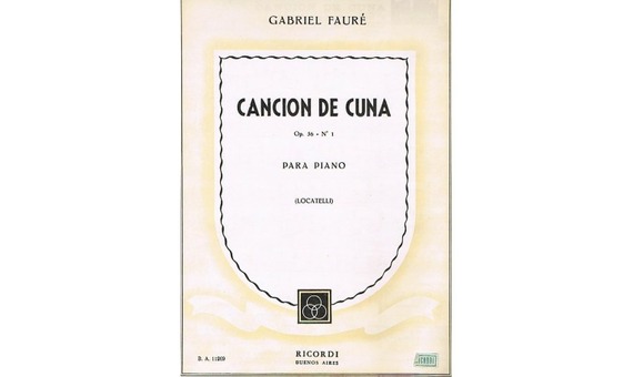 FAURE G. - CANCION DE CUNA - OP.56 Nº1