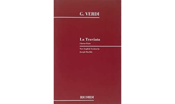 G.Verdi.- La traviata. chorus parts.