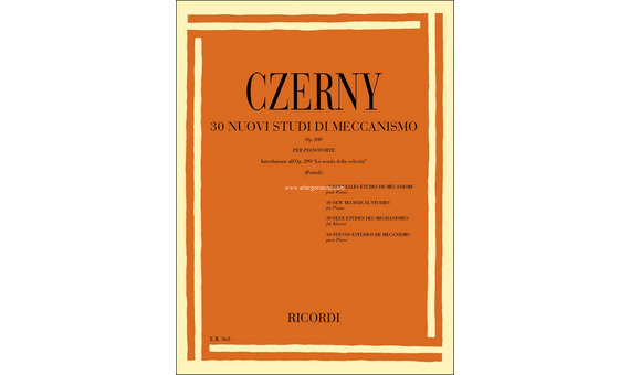 CZERNY C. - ESTUDIOS DE MECANISMO - OP.849
