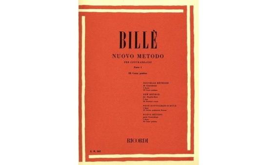 BILLE I. - NUEVO METODO PARA CONTRABAJO V.3 -