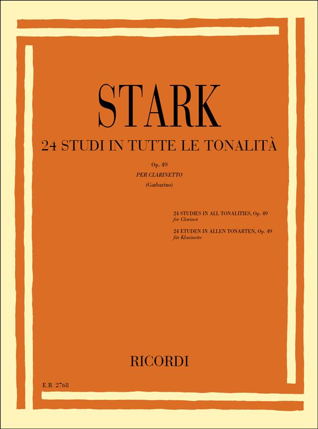 STARK R. - ESTUDIOS EN TODAS LAS TONALIDADES (24) - OP.49