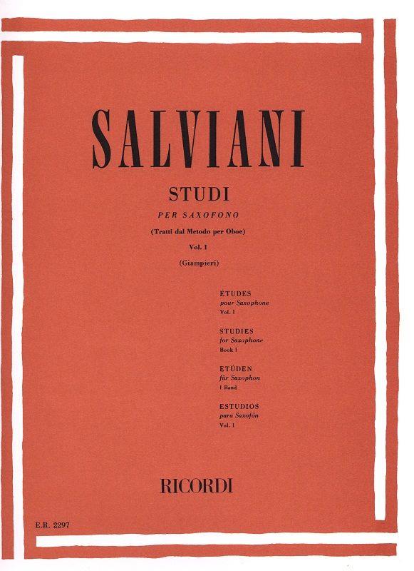SALVIANI C. - ESTUDIOS V.1 (SAXO)