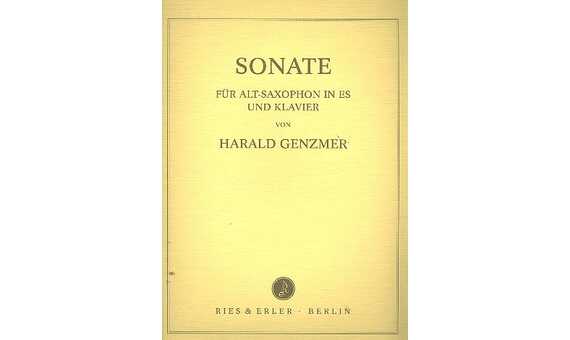 GENZMER H. - SONATA Nº 1 FLAUTA Y PIANO
