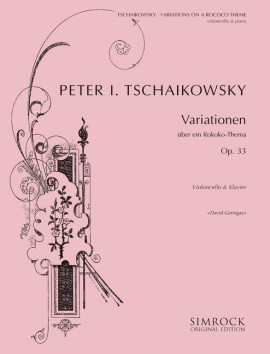 TCHAIKOVSKY P.I. - VARIACIONES SOBRE UN TEMA ROCOCO - OP.33