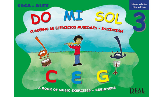COCA-ALEX (G.JUNQUERO) - DO MI SOL VOL.3. CUADERNO DE EJERCICIOS MUSICALES - INICIACION *BILINGUE
