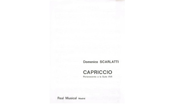 SCARLATTI.- Capriccio (PIANO)