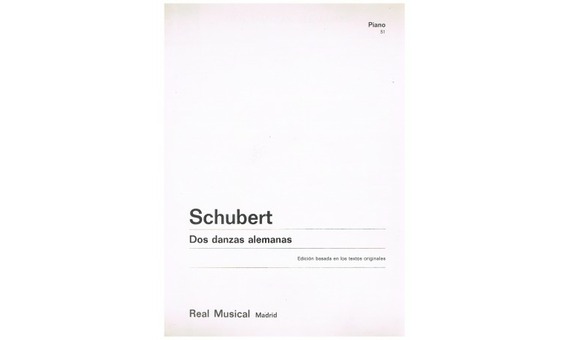 SCHUBERT F. - DOS DANZAS ALEMANAS. URTEXT -