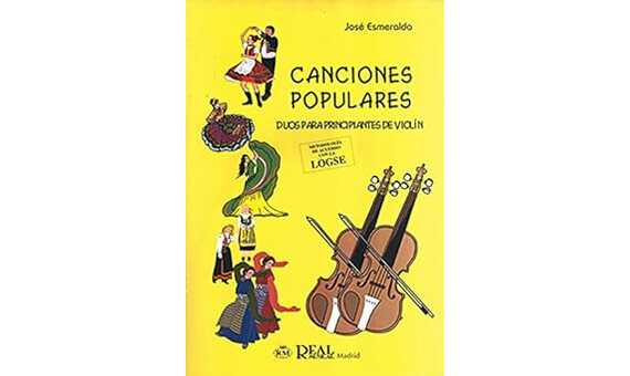 ESMERALDA J. - CANCIONES POPULARES (DUOS PARA PRINCIPIANTES DE VIOLIN) -