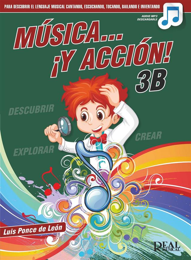 PONCE DE LEON L. - MUSICA Y ACCION 3B (AUDIO MP3 DESCARGABLE