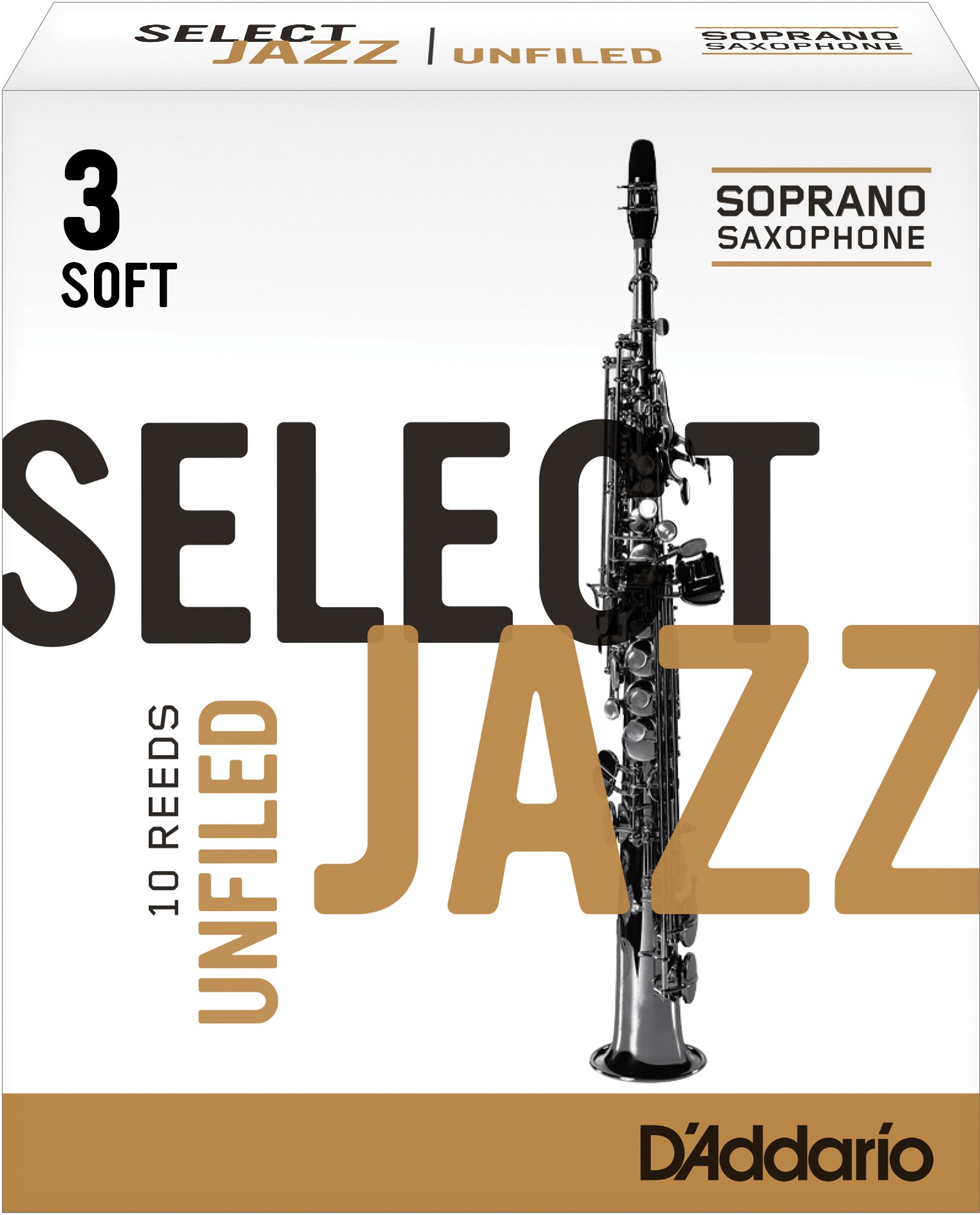 CAÑA SAXO SOPRANO - DÁDDARIO SELECT JAZZ UNFILED 3S