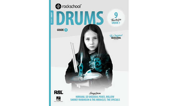 ROCKSCHOOL- DRUMS GRADE 1 (2024 ) AUDIO ONLINE