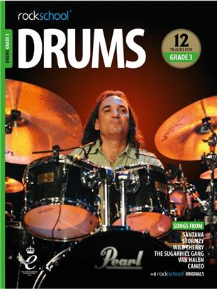 ROCKSCHOOL- DRUMS GRADE 3 (2018-2024 ) AUDIO ONLINE