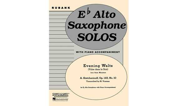 GRETCHANINOFF A. - EVENING WALTS - (ACC.PIANO)
