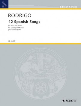 RODRIGO J. - CANCIONES ESPAÑOLAS (12)