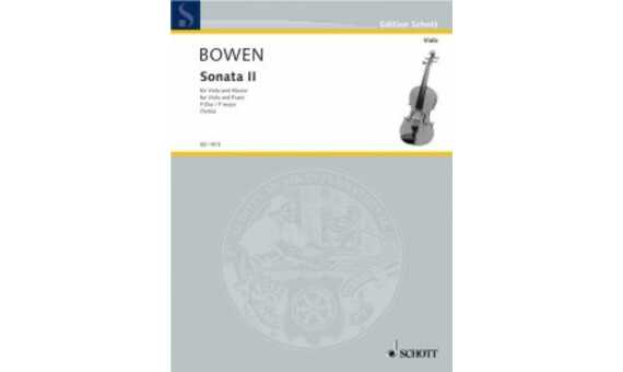 BOWEN Y. - SONATA Nº2 FA M VIOLA