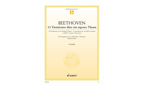 BEETHOVEN L.V. - VARIACIONES DO m (32) - OP.19