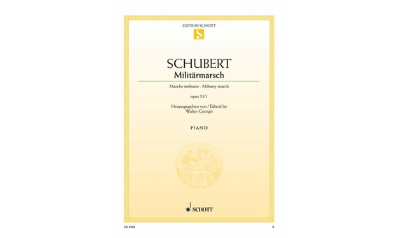 SCHUBERT F. - MARCHA MILITAR Nº1 RE M - OP.51