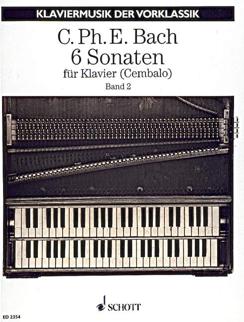 BACH C.P.E. - SONATAS V.2 (4-6) (6) -
