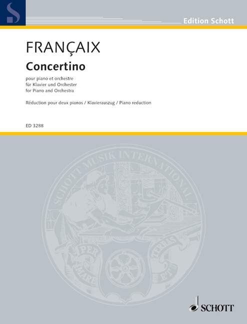 FRANCAIX J. - CONCERTINO -