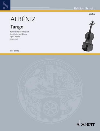 ALBENIZ I. - TANGO DE ESPAÑA - OP.165 Nº2 - VIOLIN Y PIANO