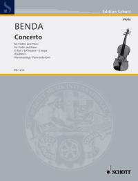 BENDA J.- CONCIERTO SOL M -