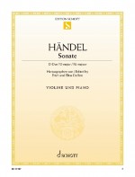 HANDEL G.F. - SONATA Nº4 RE M - OP.1 Nº13