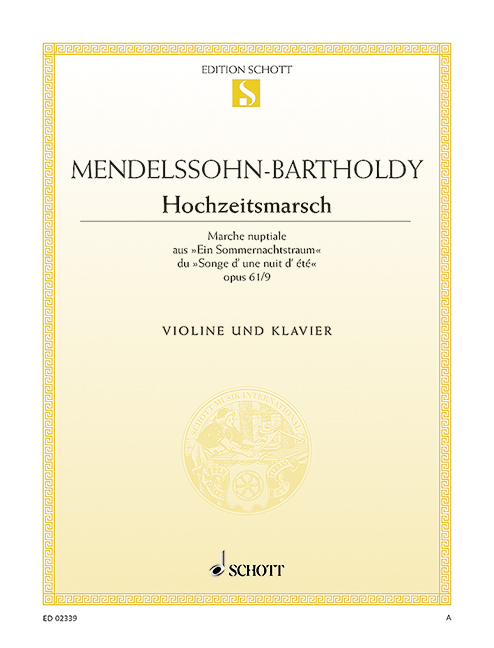 MENDELSSOHN F. - MARCHA NUPCIAL - OP.61 Nº9
