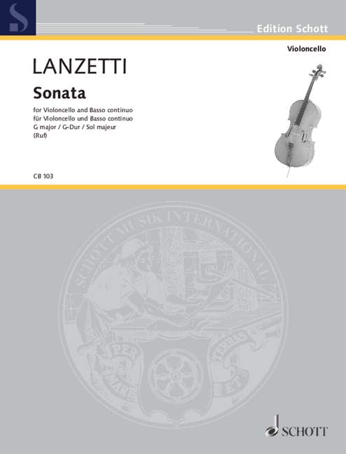LANZETTI S. - SONATA SOL M - OP.1 Nº1