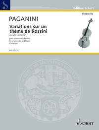 PAGANINI N. - VARIACIONES SOBRE UN TEMA DE ROSSINI (VIOLONCHELO)