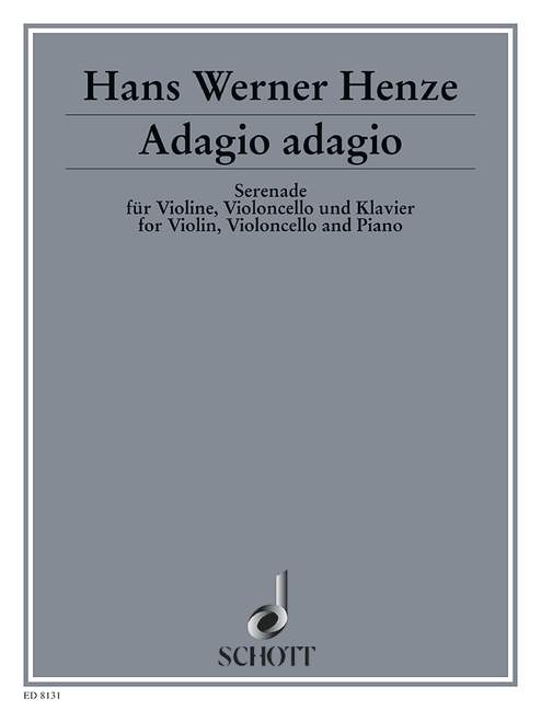 HENZE H.W. - ADAGIO ADAGIO (SC+PT) V/VCP -