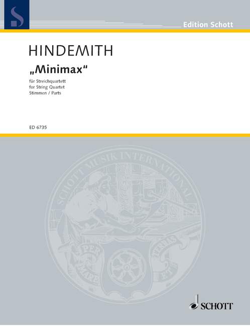 HINDEMITH P. - MINIMAX (PT) 2V/VA/VC -