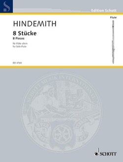HINDEMITH P. - PIEZAS (8) FLAUTA SOLA