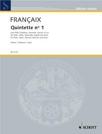 FRANCAIX J. - QUINTETO DE VIENTO Nº 1 PARTES