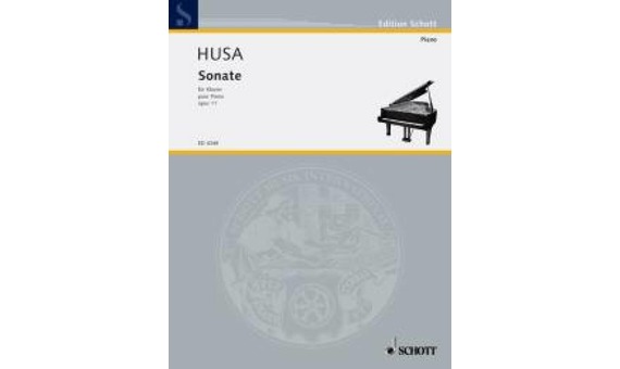 K. Husa.- Sonata Op. 11 (Piano)